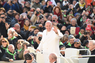Papieź Franciszek, Audiencja Jubileuszowa Nadzwyczajny Jubileusz Miłosierdzia: Ścisła więź łącząca miłosierdzie i misję